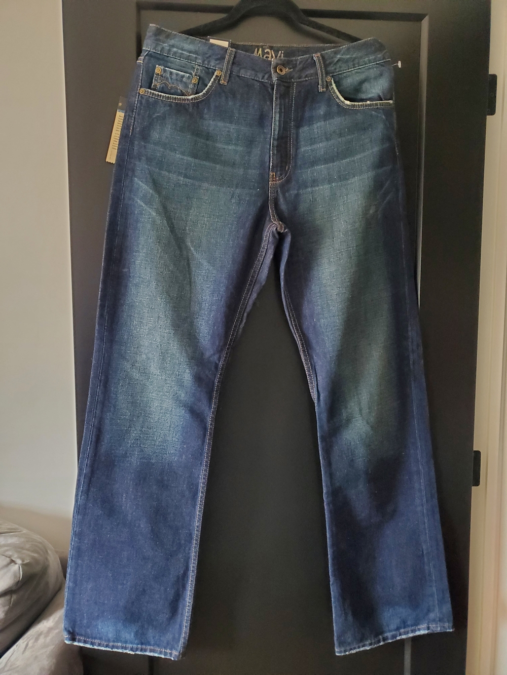 Mavi Men's Blue Straight Jeans